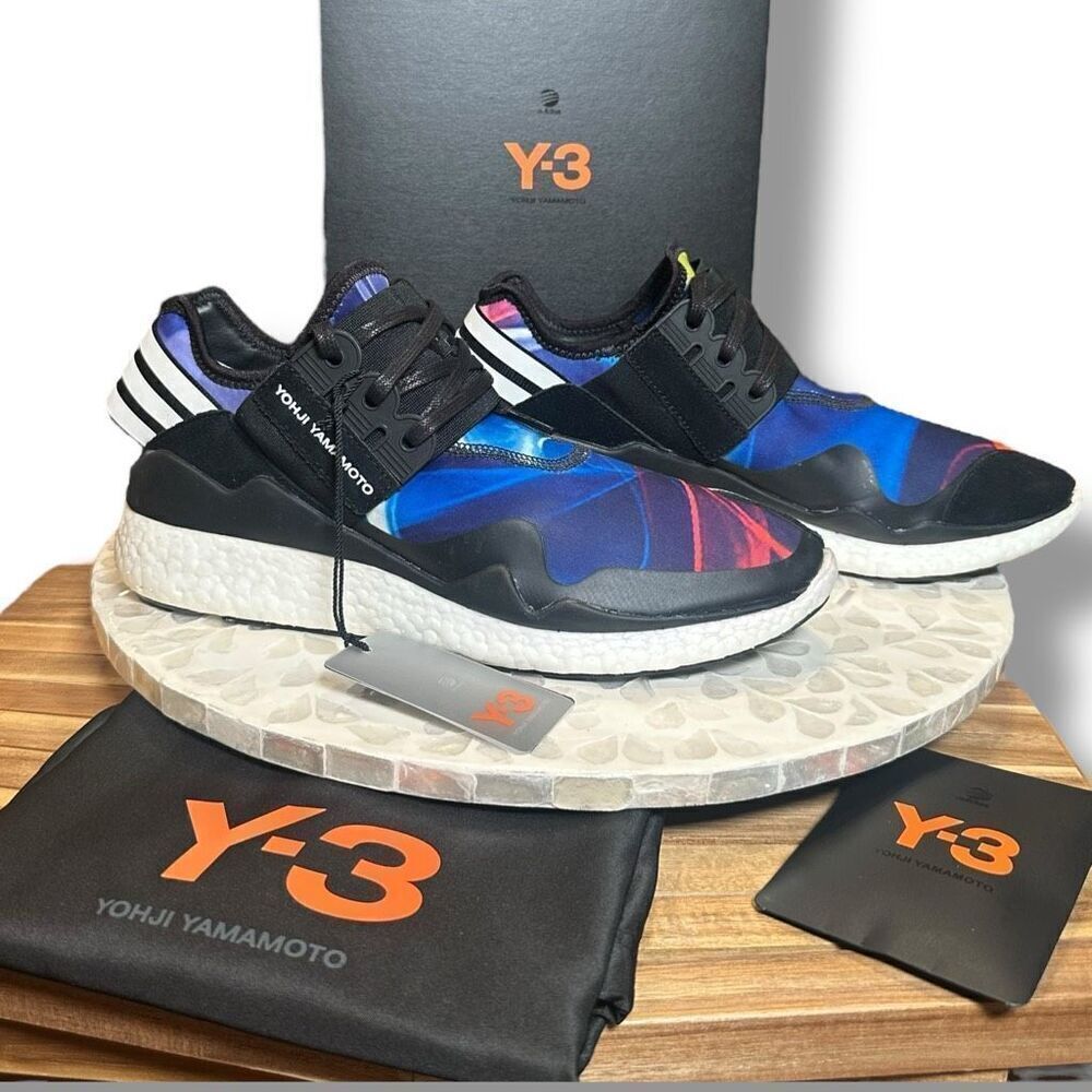Adidas Y‑3 Retro Boost “Black Electric Blue” Yohji Yamamoto Boost Sneaker Men’s